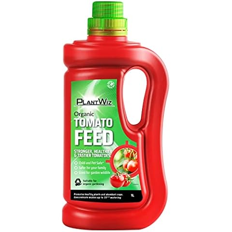 PlantWiz Organic Tomato Feed Concentrate for Healthier & Tastier Tomatoes | Natural Plant Feed for Tomatoes - Suitable Plant Food for Indoors & Outdoors - Makes Upto 33 Watering Cans* (1L) Cover