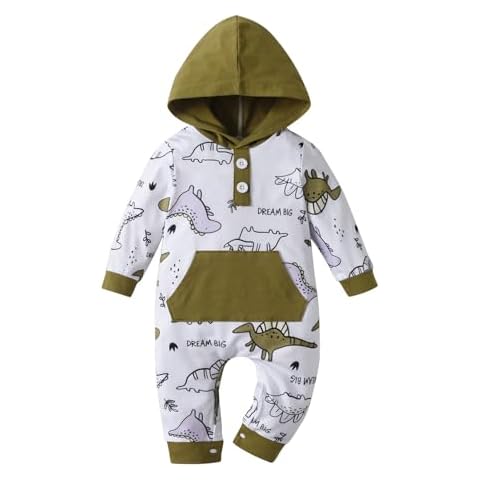 Awxoder Baby Boy Animal Print Jumpsuit Cover