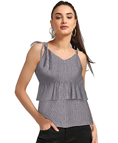 Image of Jealous 21 Women's Striped Regular Fit Shirt