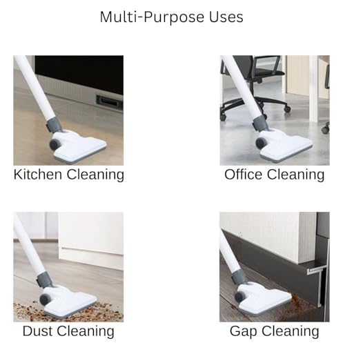 Image of PESOMA Vacuum Cleaner for Home - Wet and Dry Suction Cleaner for Home, Handheld Vacuum Cleaner for Sofa, Clean Under Bed Stick & Upright-Extendable Handle Exterior Scratch Free (White-6)