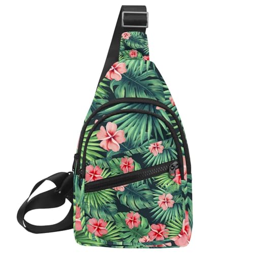 Mochila de senderismo verde tropical ideal para tus excursiones y viajes activos 1