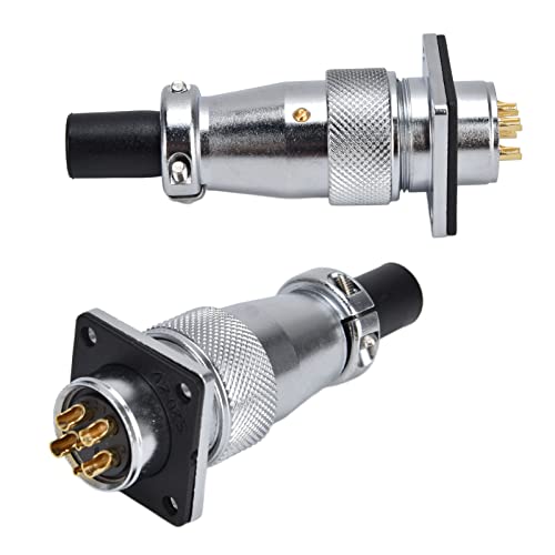 Conector de Aviación 6 Pines Zinc Alloy WS20 miniatura 3