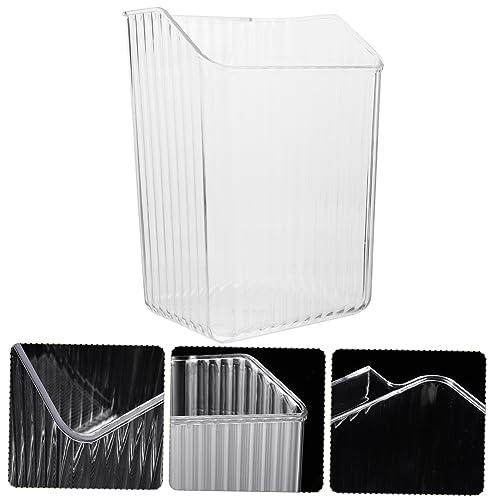 Caneca de basura transparente para colgar en pared miniatura 3