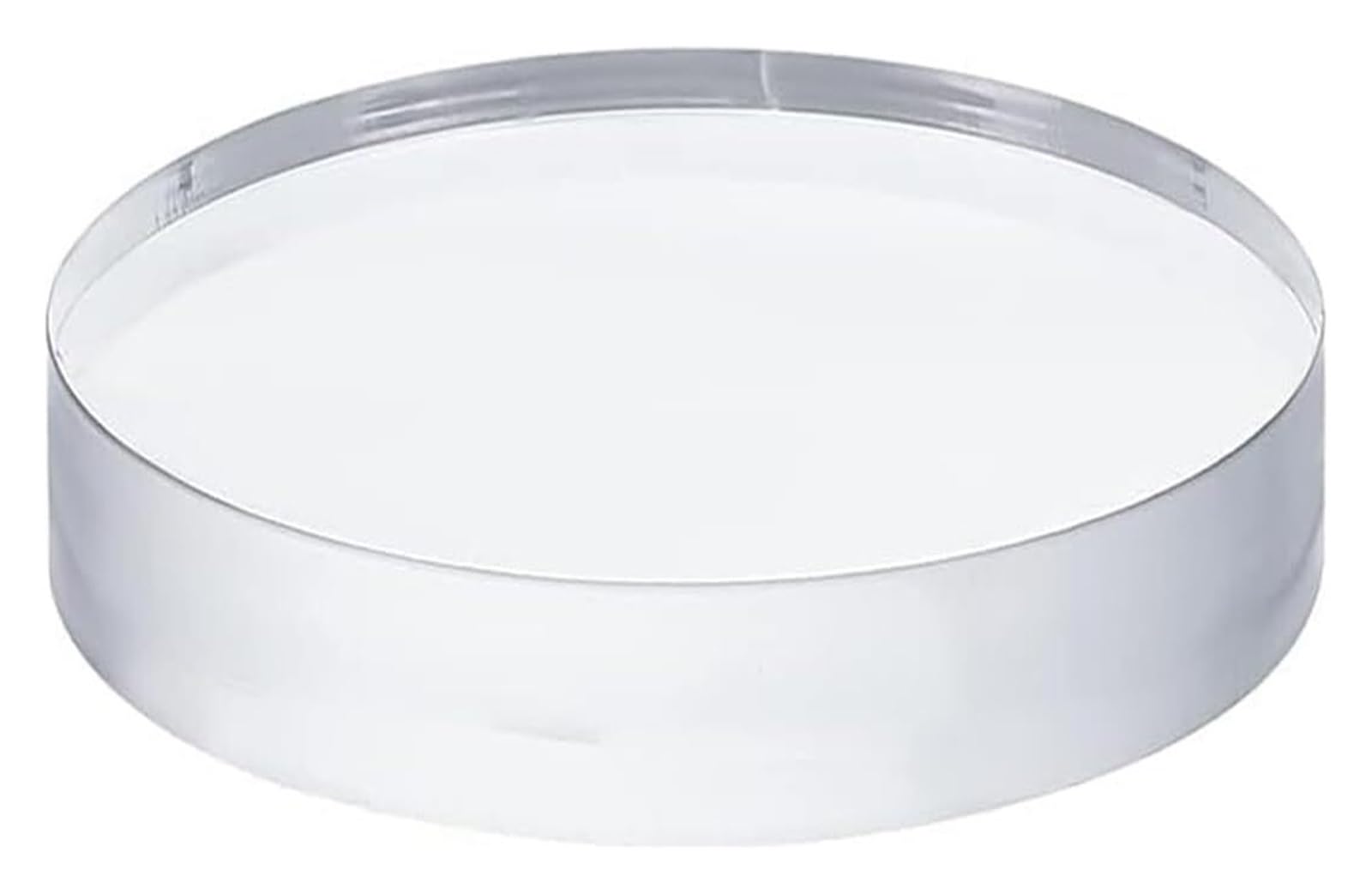 LQZAXSRDR Clear Acrylic Display Block, Clear Solid Acrylic Display Cylinder Block 2-10 cm Heights(Height 2cm)