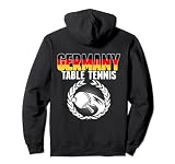 Proud Germany Tischtennis Fans Trikot Deutschland Flagge Ping Pong Pullover Hoodie