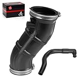 Left Manifold Snorkel Air Box Intake Tube & Elbow PIPE Compatible with Yamaha Raptor 660R YFM660R 2001-2005 5LP-14453-00-00