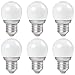 Produktbild DASKOO 6-er Pack E27 3W = 20W G45 LED Globus Lampe Aluminium + Glasabdeckung Warmweiß 170LM AC 220-240V