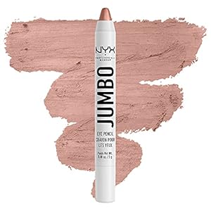 NYX PROFESSIONAL MAKEUP Jumbo Eye Pencil, Blendable Eyeshadow Stick & Eyeliner Pencil – Iced Latte (Mauve Brown)