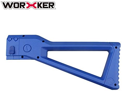 Worker Stock, Worker Modification Buttstock Kits for nerf n strike elite series Retaliator Blaster (blue)