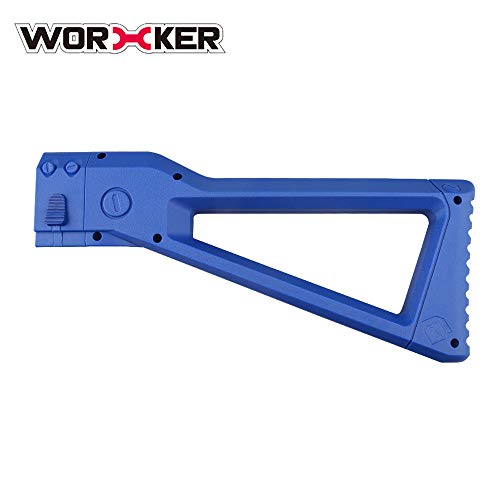 Worker Stock, Worker Modification Buttstock Kits for nerf n strike elite series Retaliator Blaster (blue)