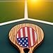 Jinshining American Flag Flag Emoji Tennis Racket Vibration Dampener Soft Silicon Racket Dampener Cartoon Shape Tennis Racquet Shock Absorbers Tennis Racket for Racquetball