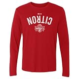 500 LEVEL Sonia Citron Washington Mystics Invert Long Sleeve Shirt (Red, X-Large)