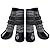 KOOLTAIL Dog Socks Anti-Slip Dog Boots with Straps Traction Control, Paw Protection Sets for Indoor Hardwood Floors & Outdoor, Fits Small Medium Large Dogs