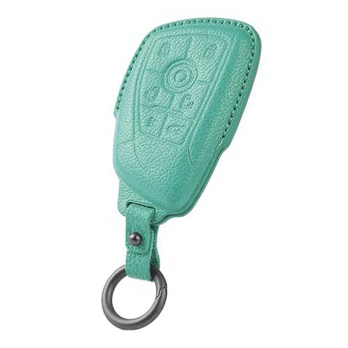 Coque de clé GMC Yukon XL en cuir bleu idéale pour vos trajets quotidiens