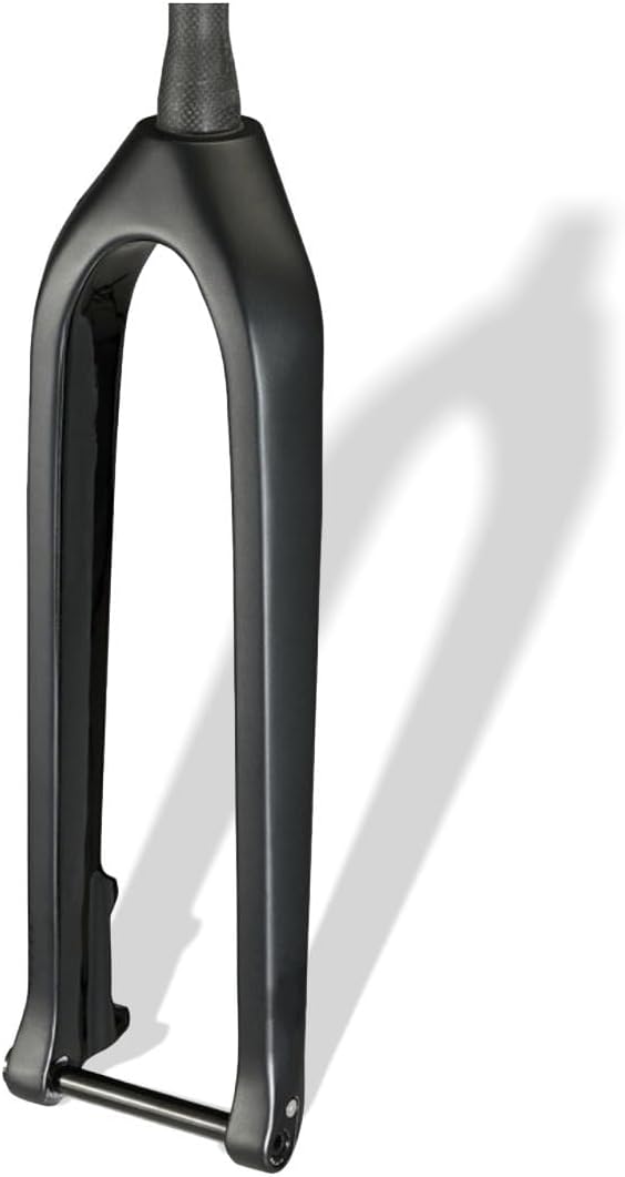 27.5" 29" Mountain Bikes Rigid Fork 1-1/2'' Tapered Downhill Fork Carbon Fiber Disc Brake Bikes Front Forks Thru Axle 15 * 110mm Hard Front Fork