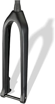 27.5" 29" Mountain Bike Rigid Fork 1-1/2" Tapered Downhill Fork Carbon Fiber Disc Brake Hard Front Fork Through Axle 15 X 110mm