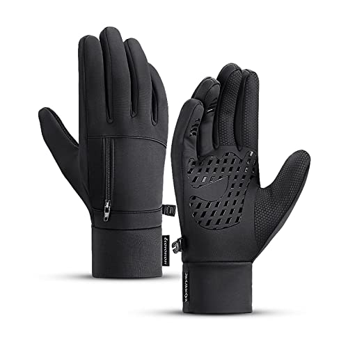 Gants en polaire à écran tactile pour le cyclisme hivernal