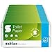 Produktbild Satino by WEPA Comfort Toilettenpapier 2lagig - Großpackung mit 64 Rollen 100% Recyclingpapier - weißes Klopapier mit je 250 Blatt je Rolle - umweltfreundlich, günstig, recycled aus Altpapier