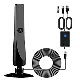 2024 TV Antenna - Indoor Digital with Amplifier Signal Booster, Supports All HD Smart TVs with 4K 1080P (1)