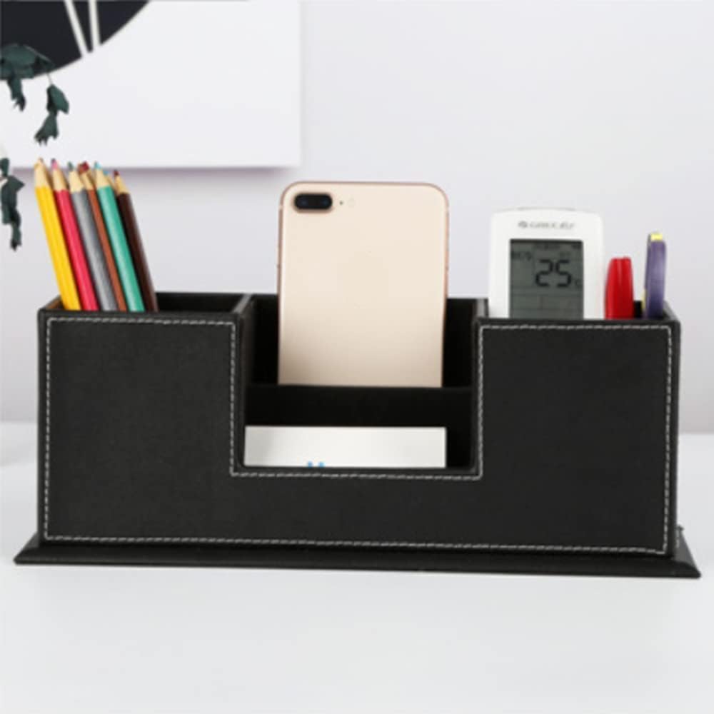 منظم مكتبي من نيموتا، بتصميم عصري، حجم كبير، مصنوع من الجلد، م... - view 7