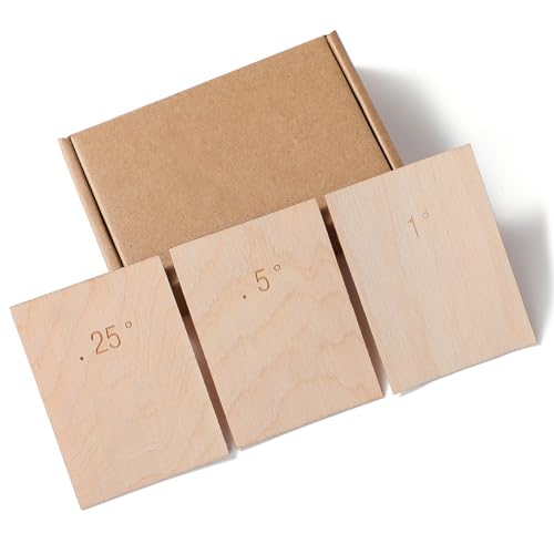Whoasyst - Lot de 3 cales de manche de guitare pour guitares à boulonner, coniques réglables, améliore les angles, les précision, adaptées pour les réparations de guitares électriques