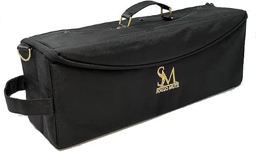 Soulo SM4501 Trumpet Mute Bag + Mute Holder All-In-One, Patent Pending