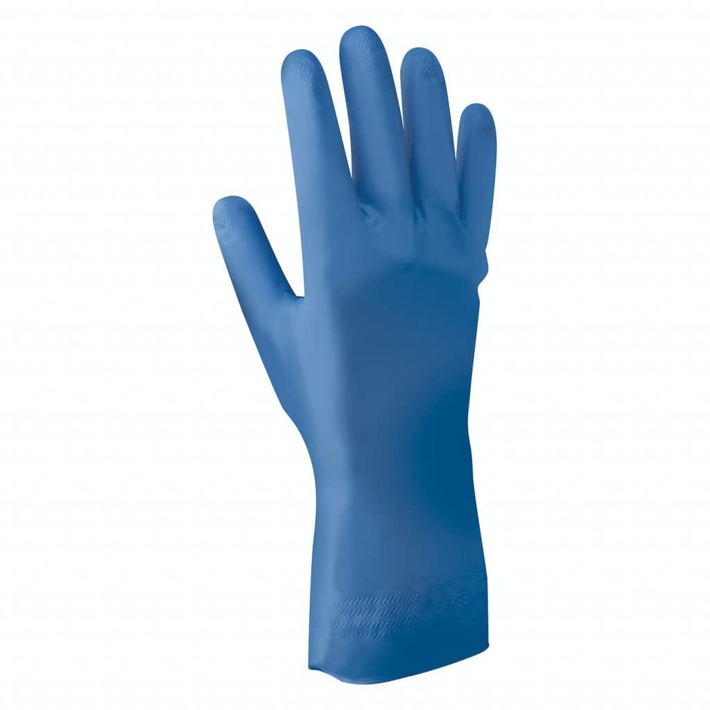 SHOWA 707HVO 12" Disposable Biodegradable Chemical Resistant Glove, Orange, X-Large, 12 Pair