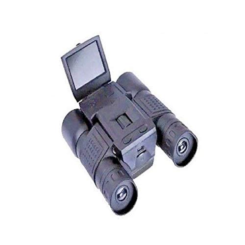 Trade Shop - Binocolo Con Fotocamera Videocamera Digitale Hd Micro Sd 1080 12X Display 2"