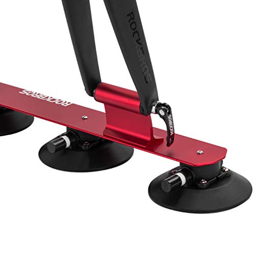 ROCKBROS Suporte de bicicleta Sucker para carro com ventosa de teto e liberação rápida de liga de al