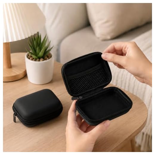 Mini Charger Case, Travel Cord Organizer Case, Universal Cable Organizers, Portable Storage Bag, Electronics Accessories Bag for Chargers and Cables, Memory Card, Travel Gadgets
