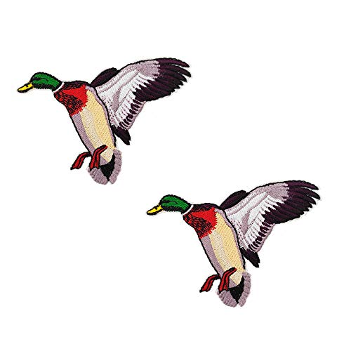 Écusson brodé canard à thermocoller ou à coudre pour customiser les vêtements