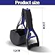 Gohytal Hundekotschaufel, 45cm Hundekotschaufel Langer Griff Faltbarer Hund Pooper Scooter Hundekotgreifer Verfügt für Katze Hunde und Katzen Rasen Outdoor Training, Schwarz