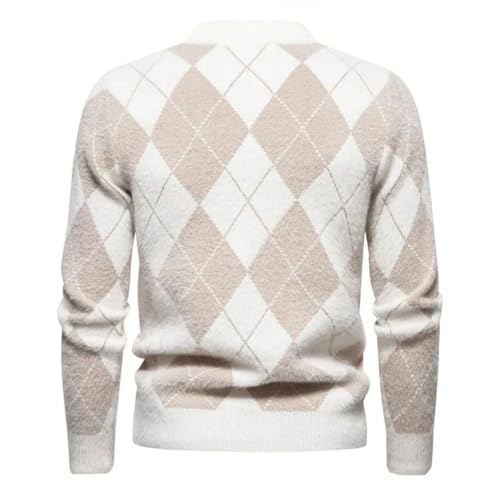 Men's Casual Soft Knitted Sweater Crew Neck Long Sleeve Knit Sweater Pullover2