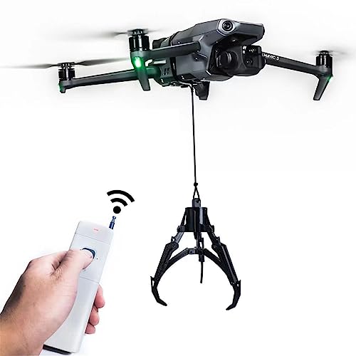 Drone Grasping Kit - Mantis Claw Hook Grabber Compatible with DJI Mavic 3 Classic, Air 3S/3/2S/2, Mini 4K/3/4 Pro, Mini 2/2 SE - Intelligent Manipulator for Rescue, Fishing, Fixed-Point Drop (Drones Not Included) - Image 3