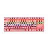  ADITAM Adaptateur K550 87 Touches USB WiredBacklight Blue Switch Gaming Mécanique Clavier Périphériques Informatiques Double The Comfort