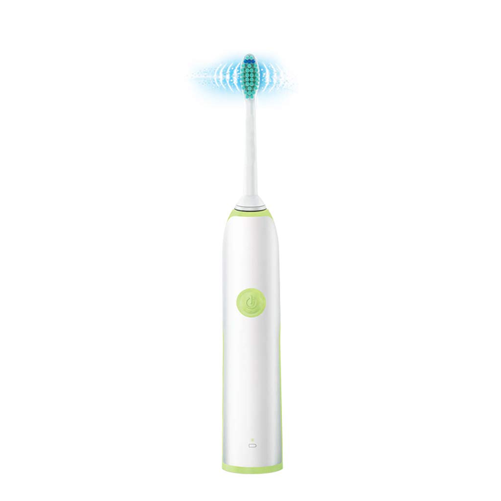 PAR automática Sonic para Adultos en Los Cepillos de dientes suaves para hombre y mujer – [DOS colores opcionales] – Romeo 4 cabezas de cepillos + caja de viaje (Color: B)