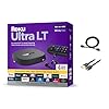 Roku Ultra LT Streaming Device 4K/HDR/Dolby Vision/Dual-Band Wi-Fi with Roku Voice Remote and HDMI Cable, with MTC HDMI Cable and USB Extension Cord
