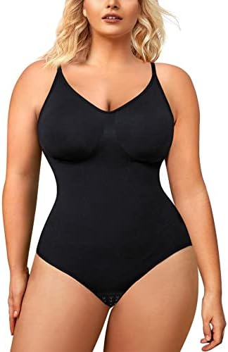 BRABIC Bodysuit for Women Seamless Tummy Control Shapewear Sleeveless Tank Tops Body Shaper