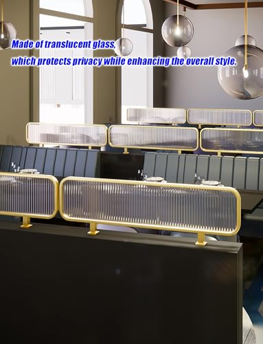 Pantalla de privacidad para espacios de trabajo semiprivados, diseño de mesa para entornos de oficina y restaurantes