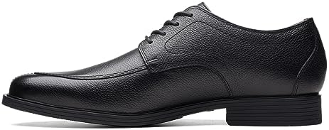Clarks Men's Whiddon Apron Oxford, Black Tumbled Leather, 13 | Image 4