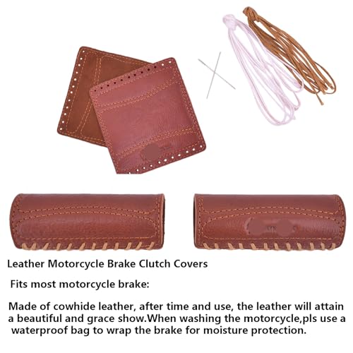 Poignées guidon moto l'authenticité du cuir véritable à chaque virage