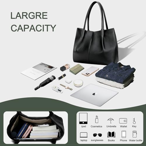 KKXIU Vegan Leather Tote Bag