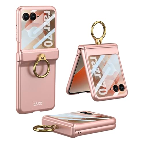 Coque antichoc Motorola Razr 2026 avec film écran avant et anneau de maintien