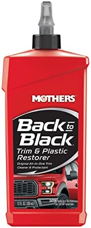 Mothers 06112 Back-to-Black Trim & Plastic Restorer, 12 fl. oz.