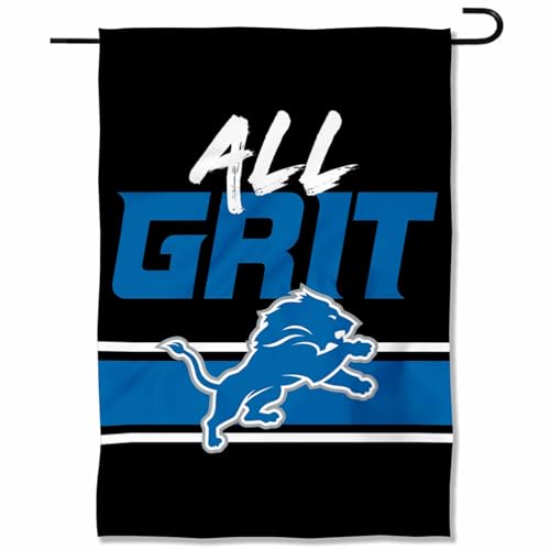 Bandera de jardín de Detroit Lions WinCraft All Grit de doble cara para exterior