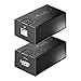 StarTech.com 150m (492ft) USB 2.0 Extender Over Cat5e/Cat6 Ethernet Cable, Externally Powered USB Extender via RJ45/Network Cable, USB Over Ethernet Cable Extender/Adapter (C15012-USB-EXTENDER)