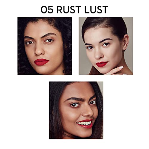 Image of SUGAR Cosmetics Smudge Me Not Liquid Lipsticks for Women | Transferproof & Waterproof | Lasts 12+ Hours | Matte Lipstick | 1.1ml - 05 Rust Lust