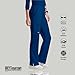 BARCO Grey s Anatomy Classic Mia Scrub Pant for Women Indigo, 6-Pocket Low-Rise Straight Leg Bottoms with Natural Stretch, Soil Release Fabric, and Super-Soft Finish Large, Petite Fit