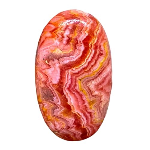 Rhodochrosite naturelle 35x19mm pour fabriquer un pendentif ou collier personnalisé
