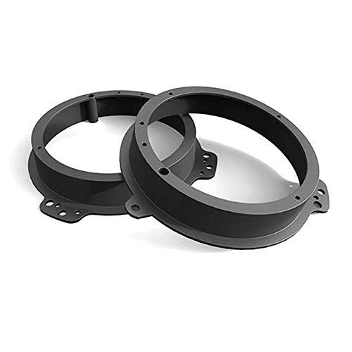 Audioproject A312 – Car Radio Speaker Rings Compatible for Audi A3 from 2003 – A4 from 2002 – Toyota Yaris from 1999 Mercedes C E Class W211 – 165 mm Speaker Adapter Brackets